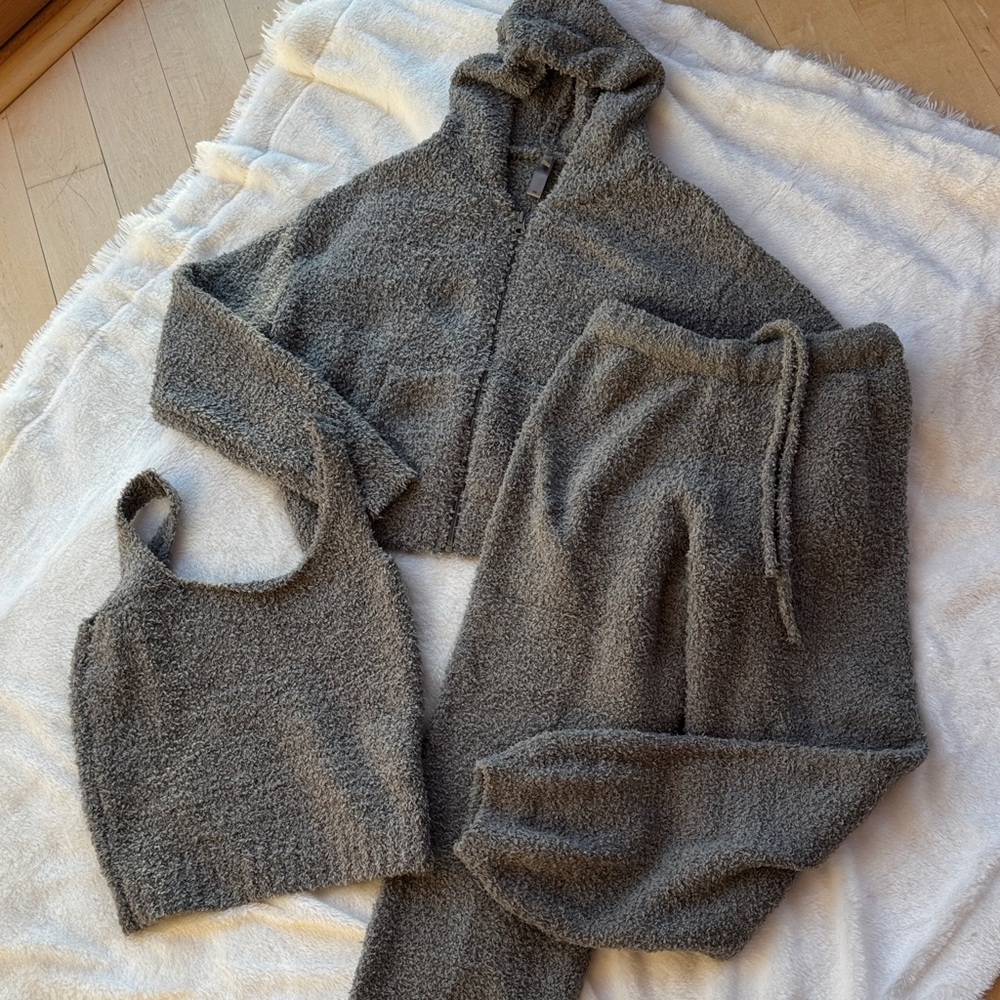 SKIMS Cozy Set in Gray
